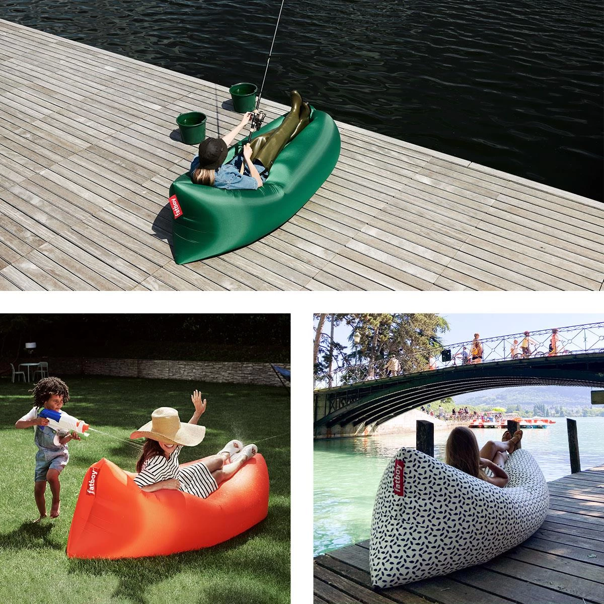 Fatboy Air Lounger - Luchtzak - Oplaasbare Zitzak Lamzac 3.0 - Rood - Afbeelding 5