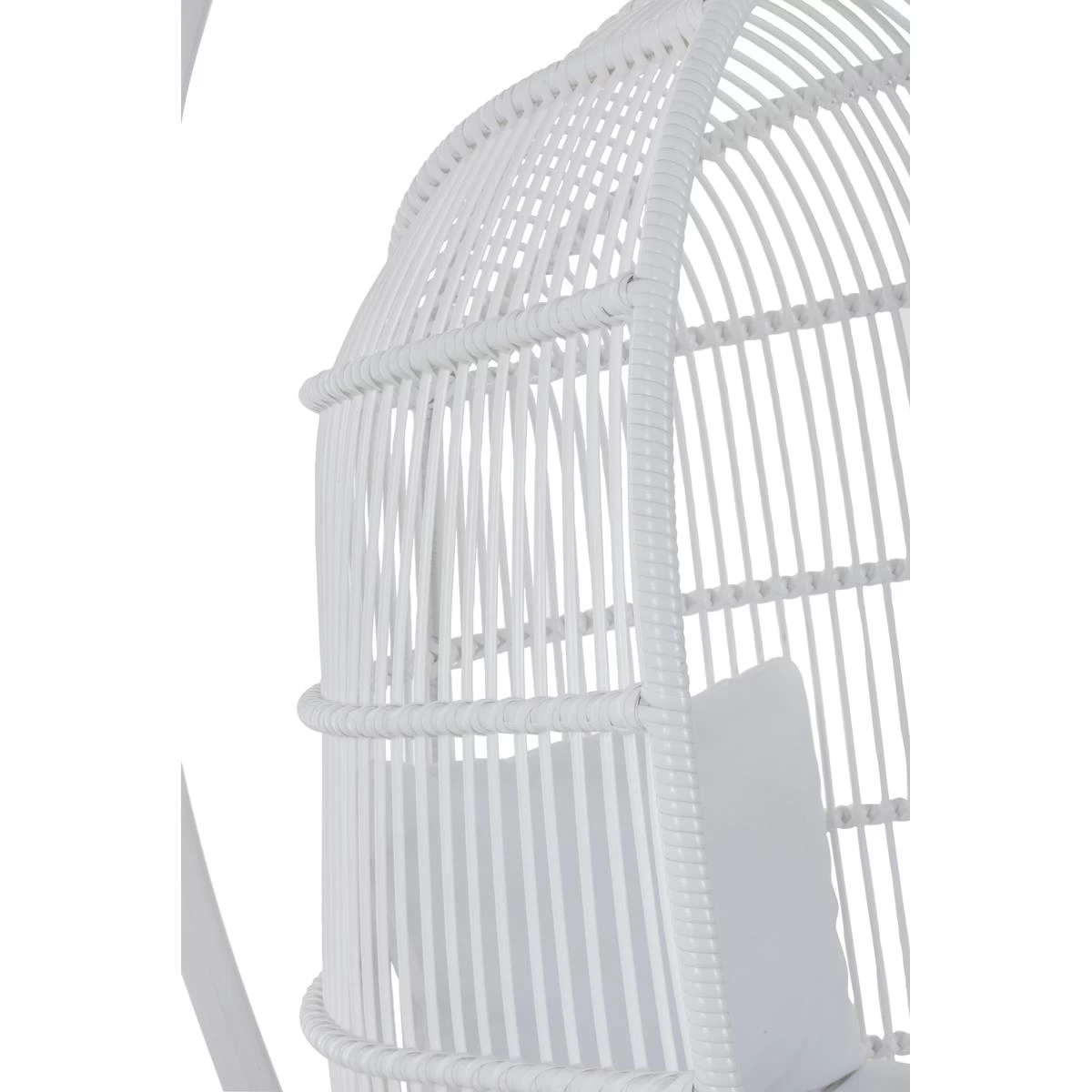 J-Line Hangstoel Ovaal Staal Wit - Afbeelding 7