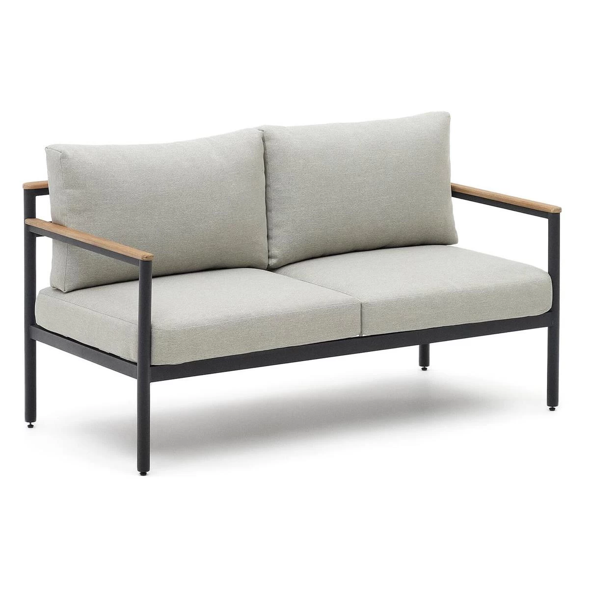 Kave Home - Set Aiguafreda Van 2 Zitsbank, 2 Fauteuils En Salontafel - Afbeelding 2