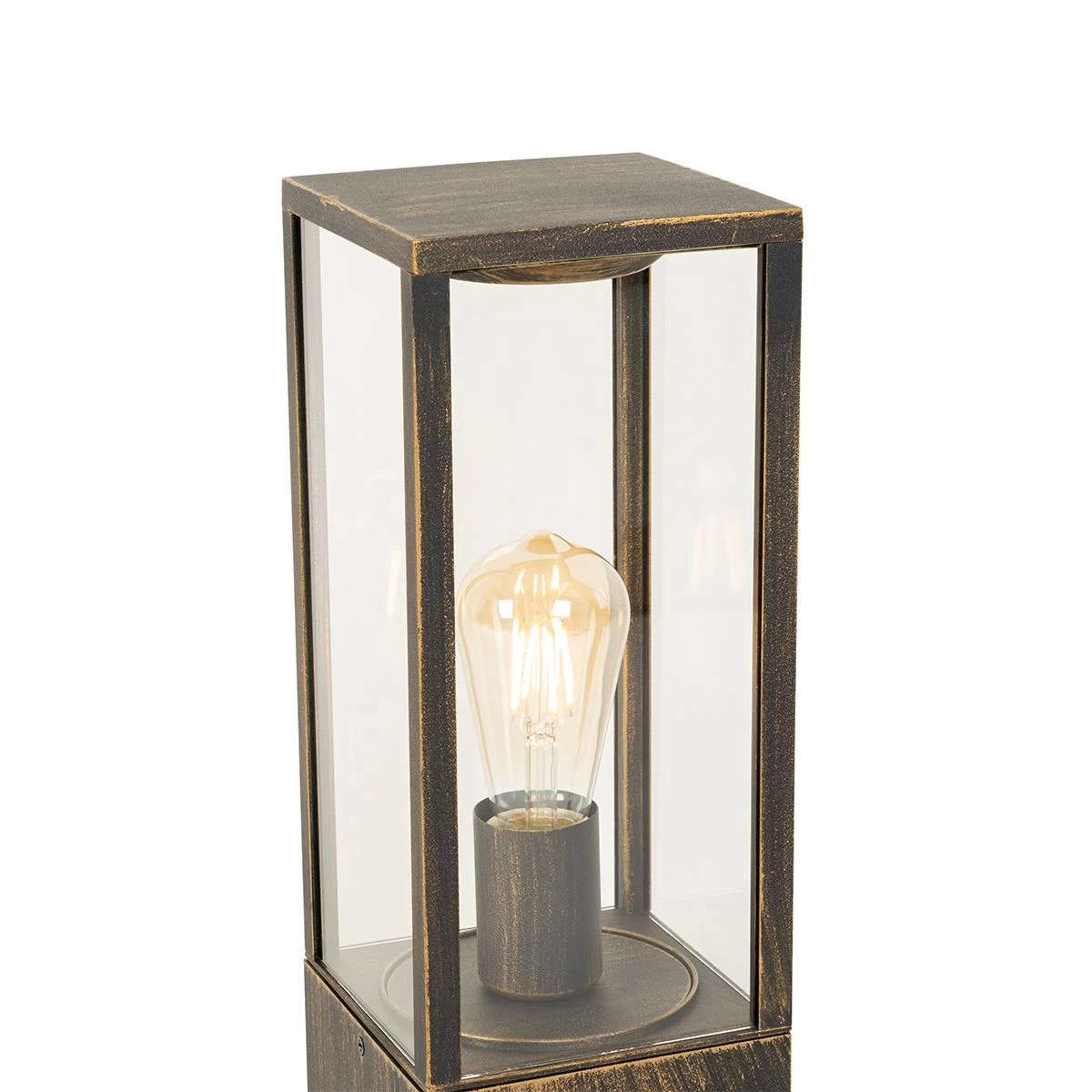 QAZQA Vintage Staande Buitenlamp Antiek Goud 40 Cm IP44 - Charlois - Afbeelding 11