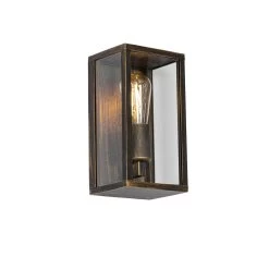 QAZQA Vintage Wandlamp Antiek Goud 26 Cm IP44 - Charlois