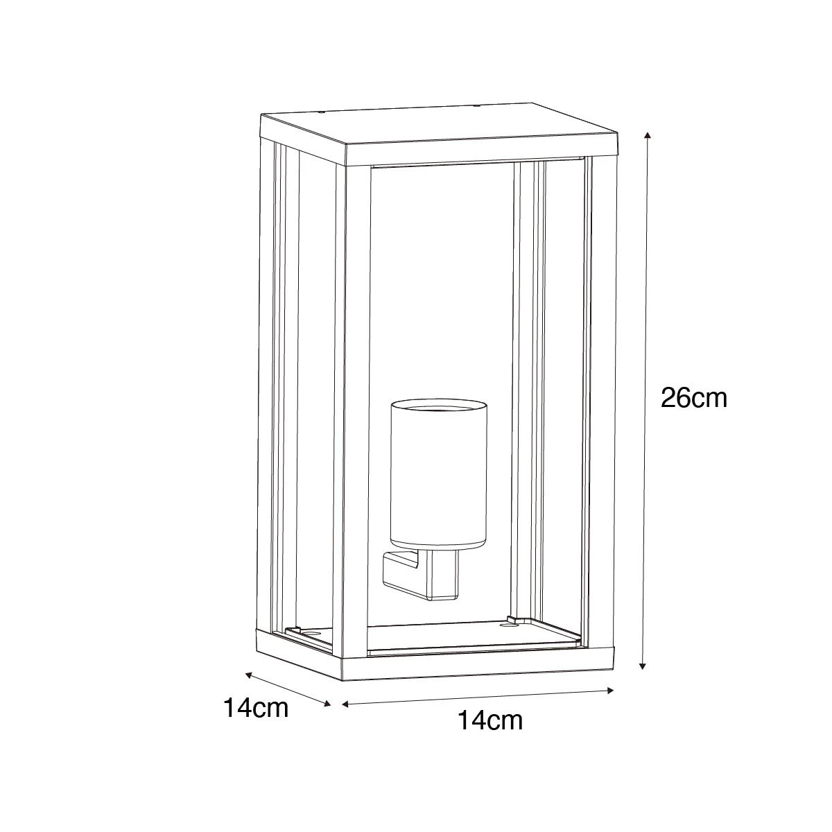 QAZQA Vintage Wandlamp Antiek Goud 26 Cm IP44 - Charlois - Afbeelding 5