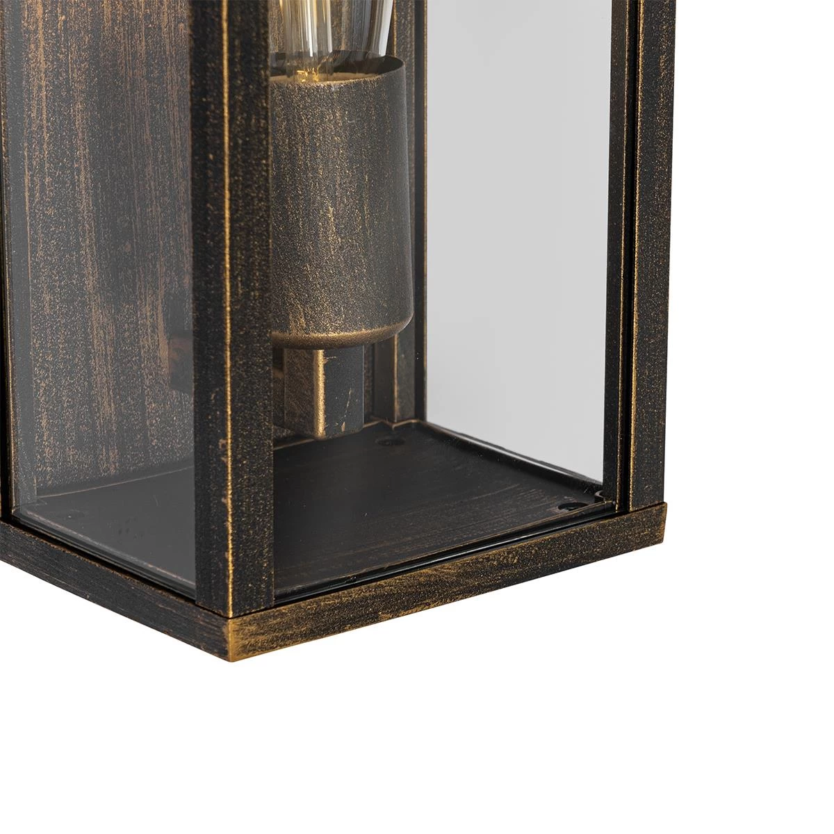 QAZQA Vintage Wandlamp Antiek Goud 26 Cm IP44 - Charlois - Afbeelding 6