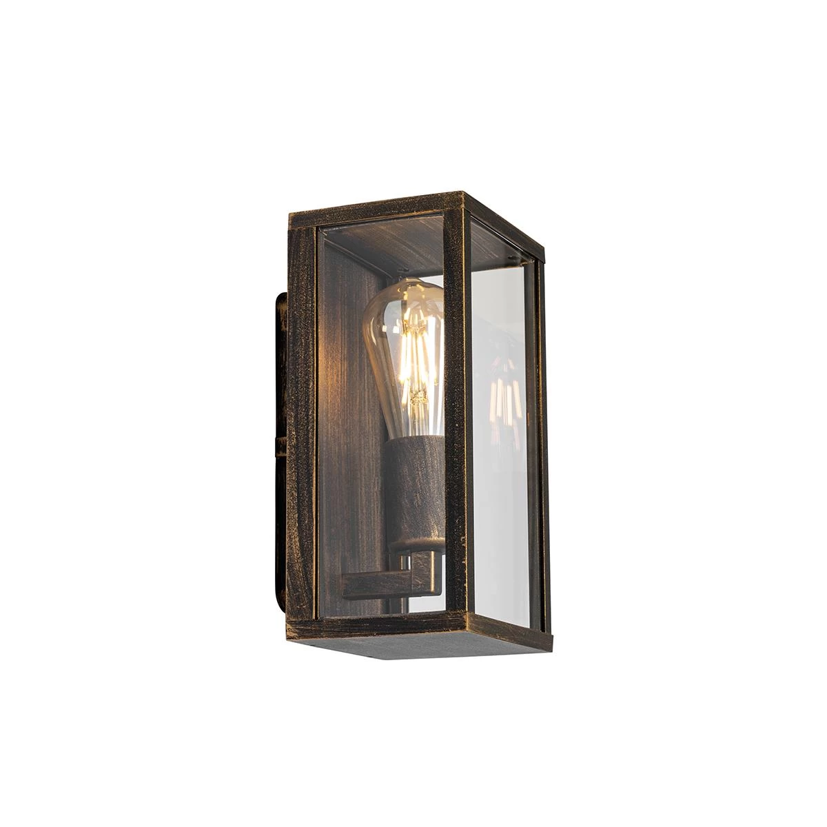 QAZQA Vintage Wandlamp Antiek Goud 26 Cm IP44 - Charlois - Afbeelding 9