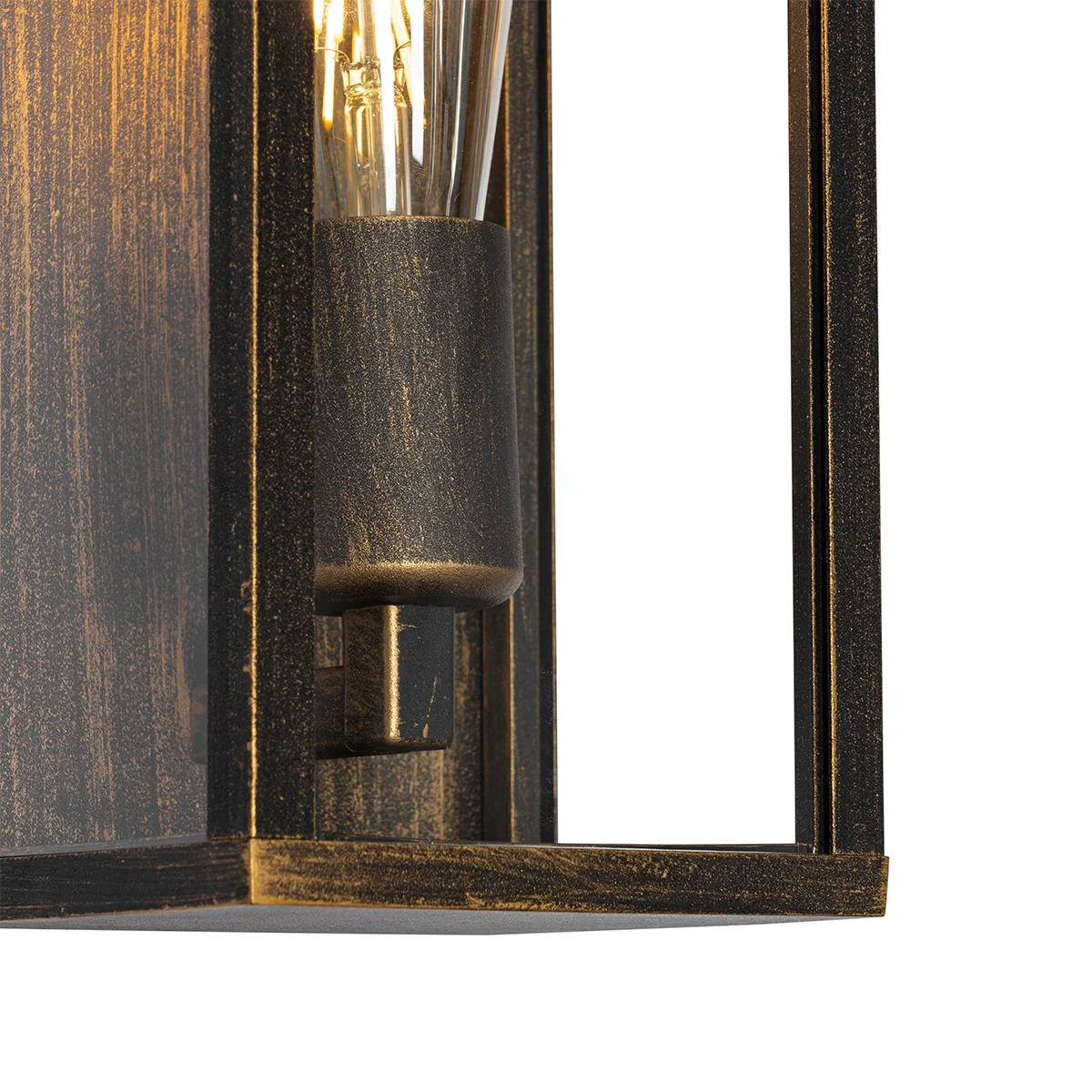 QAZQA Vintage Wandlamp Antiek Goud 26 Cm IP44 - Charlois - Afbeelding 3