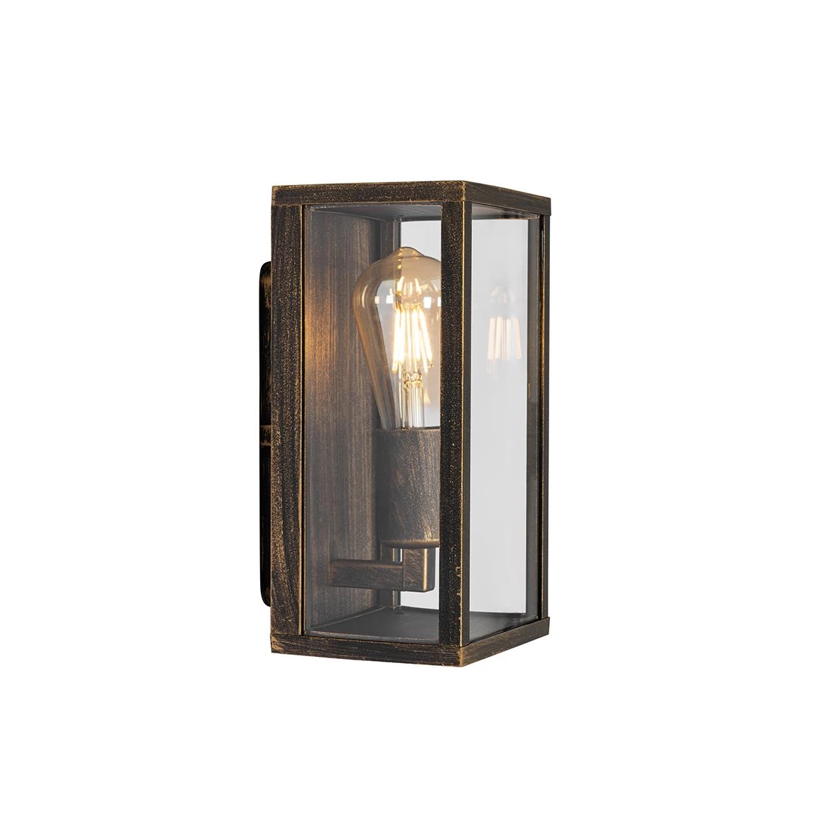 QAZQA Vintage Wandlamp Antiek Goud 26 Cm IP44 - Charlois - Afbeelding 7