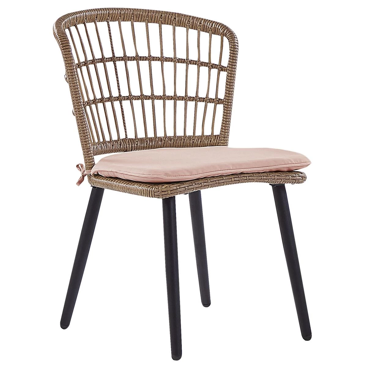 Beliani - ALIANO - Tuinset 6 Personen - Natuurlijk - PE Rotan - Afbeelding 4