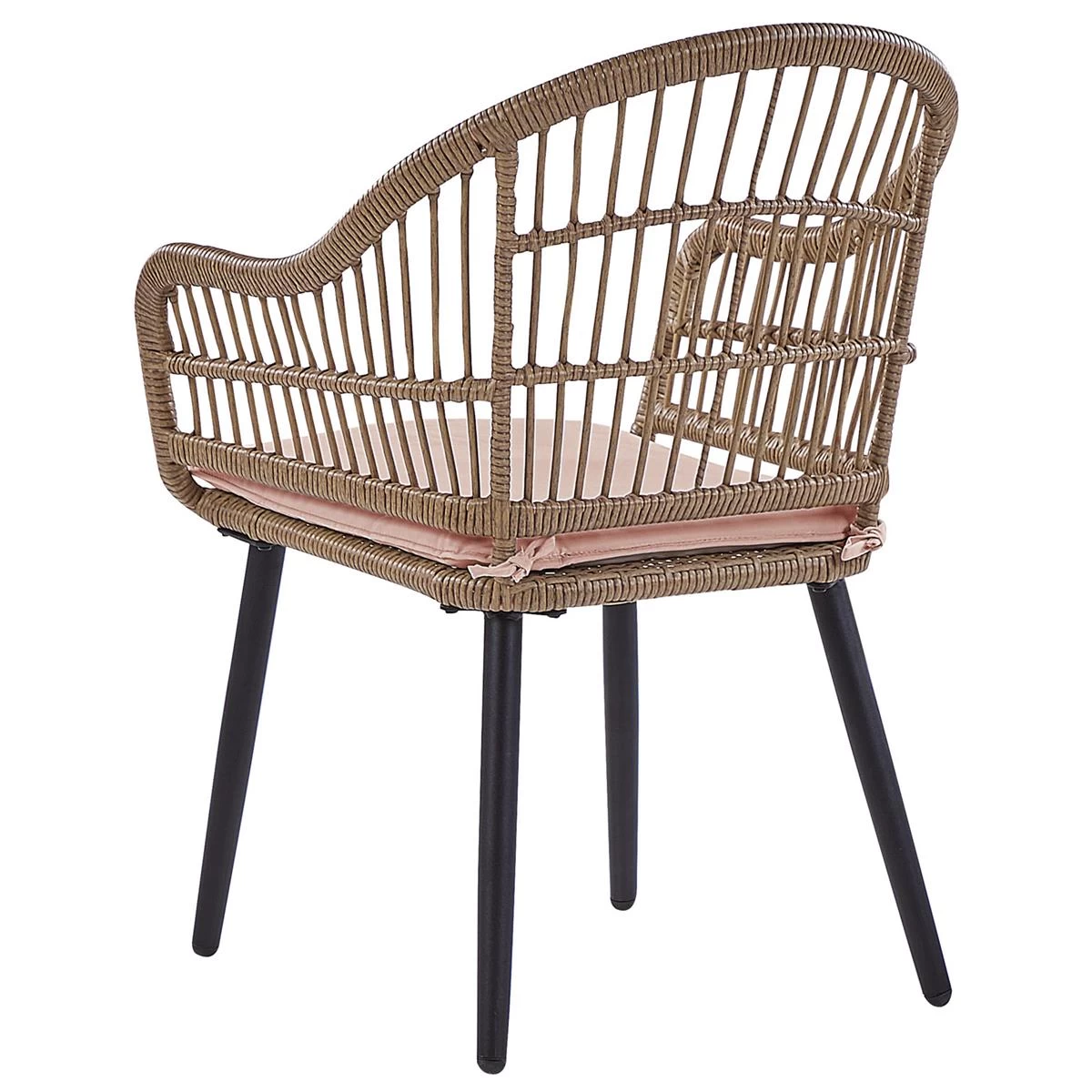 Beliani - ALIANO - Tuinset 6 Personen - Natuurlijk - PE Rotan - Afbeelding 8