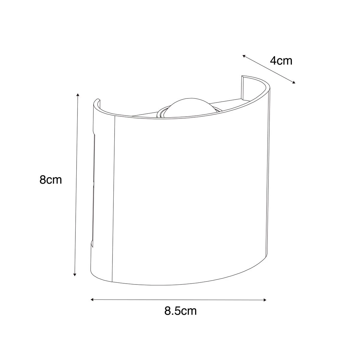 QAZQA Buiten Wandlamp Zwart Incl. LED 2-lichts IP54 - Silly - Afbeelding 5
