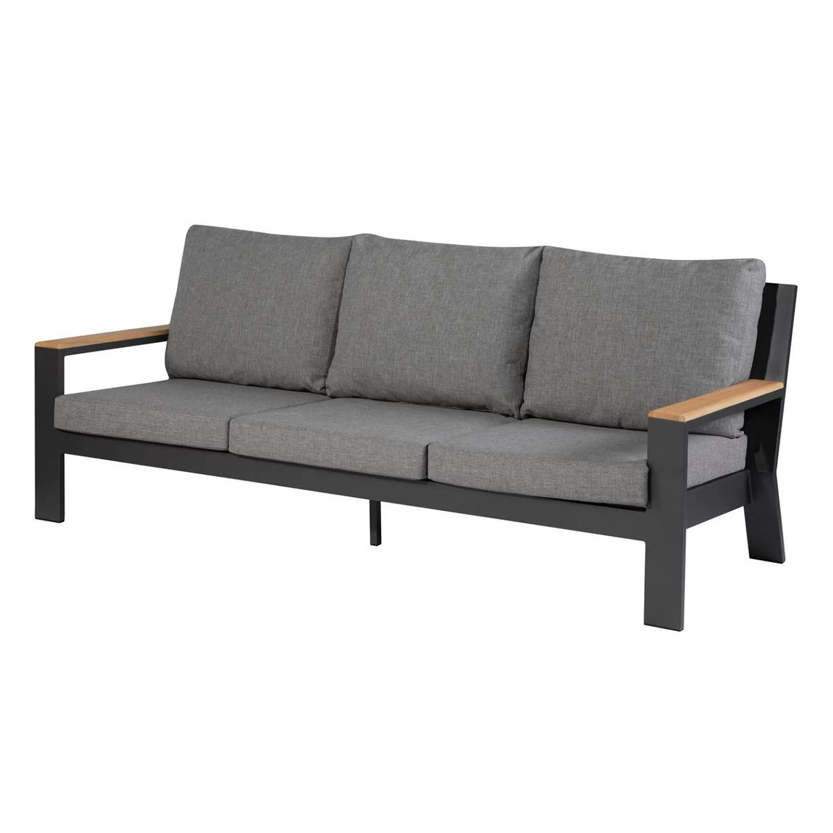 Exotan 3-Zits Tuinbank Valerie - Aluminium - Antraciet - 80x82x214