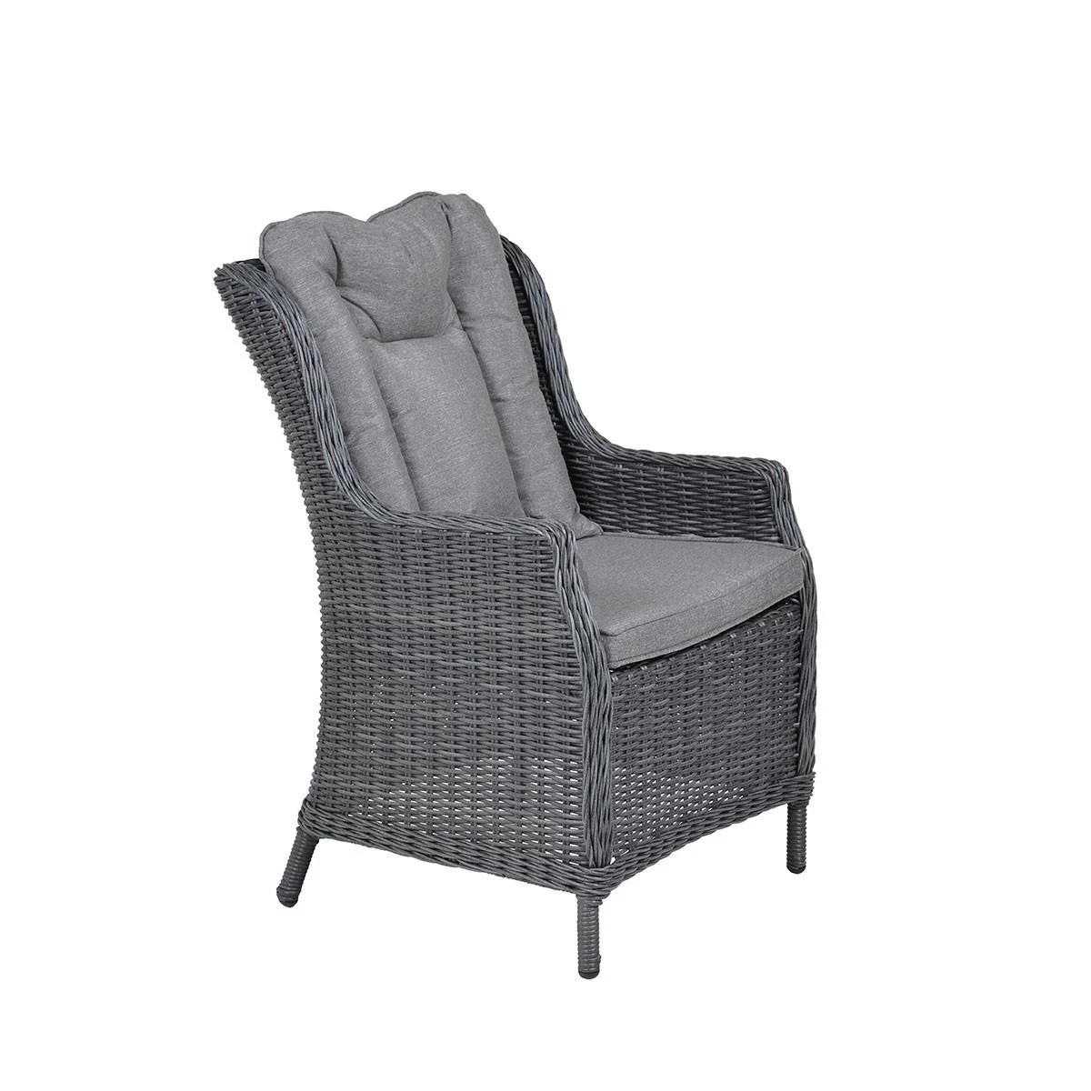 Garden Impressions Marbella Tuinset 5delig D. Grijs -Palmas Tafel - Afbeelding 4