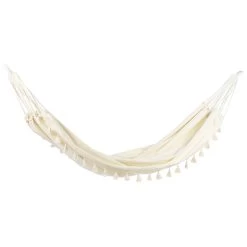 Beliani - VERCELLI - Hangmat - Wit - Katoen