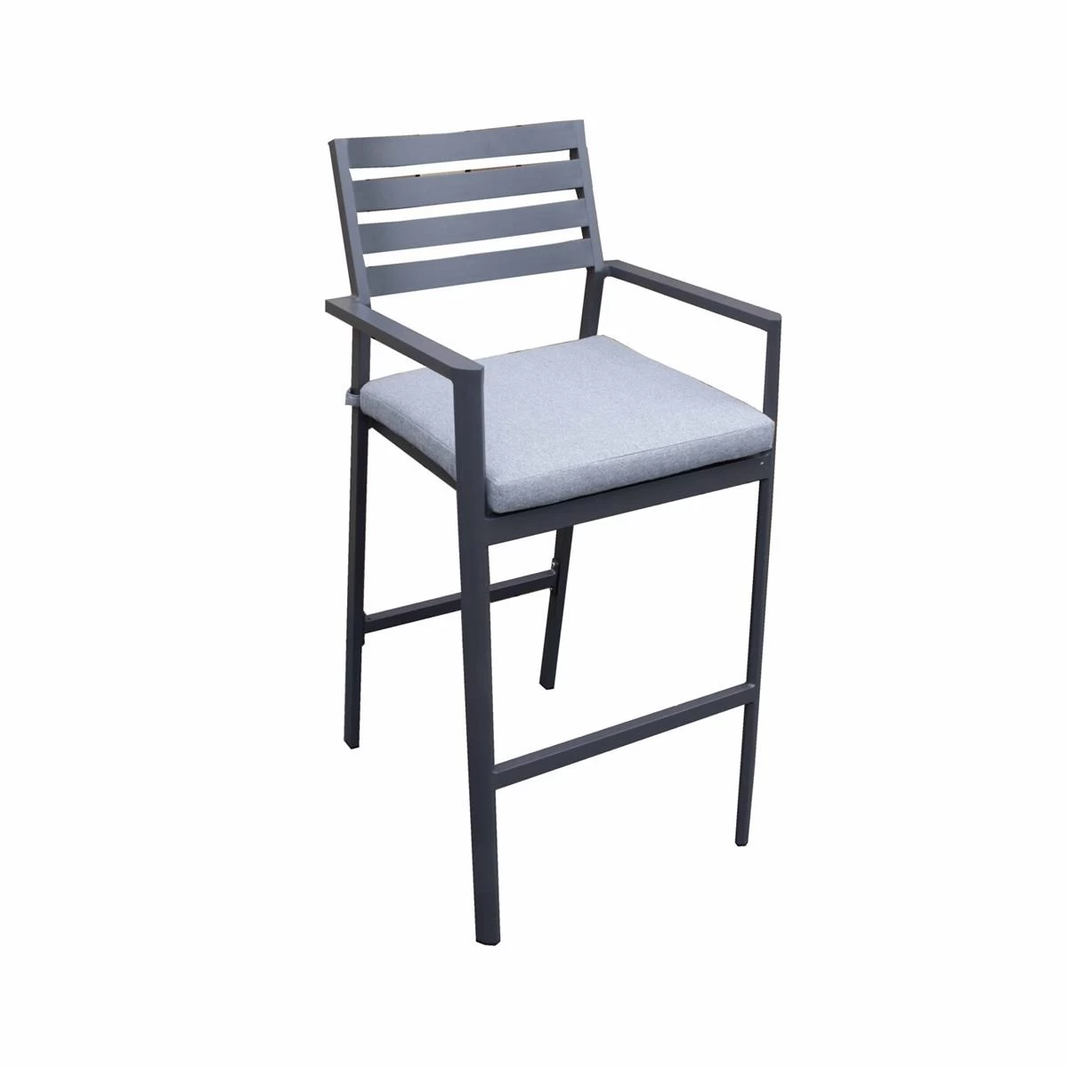 Giga Meubel - Tuinbarset Aluminium Antraciet - 5-Delig - Set Flynn - Afbeelding 3