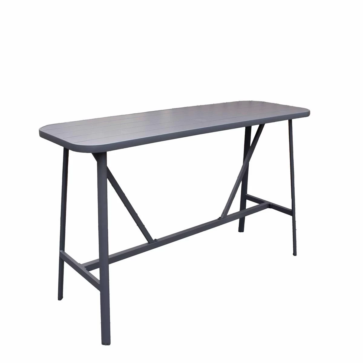 Giga Meubel - Tuinbarset Aluminium Antraciet - 5-Delig - Set Flynn - Afbeelding 4