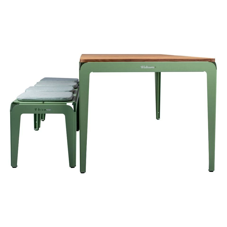 Weltevree | Bended Table Wood | Tuintafel Hout & Staal 90x220cm - Afbeelding 3