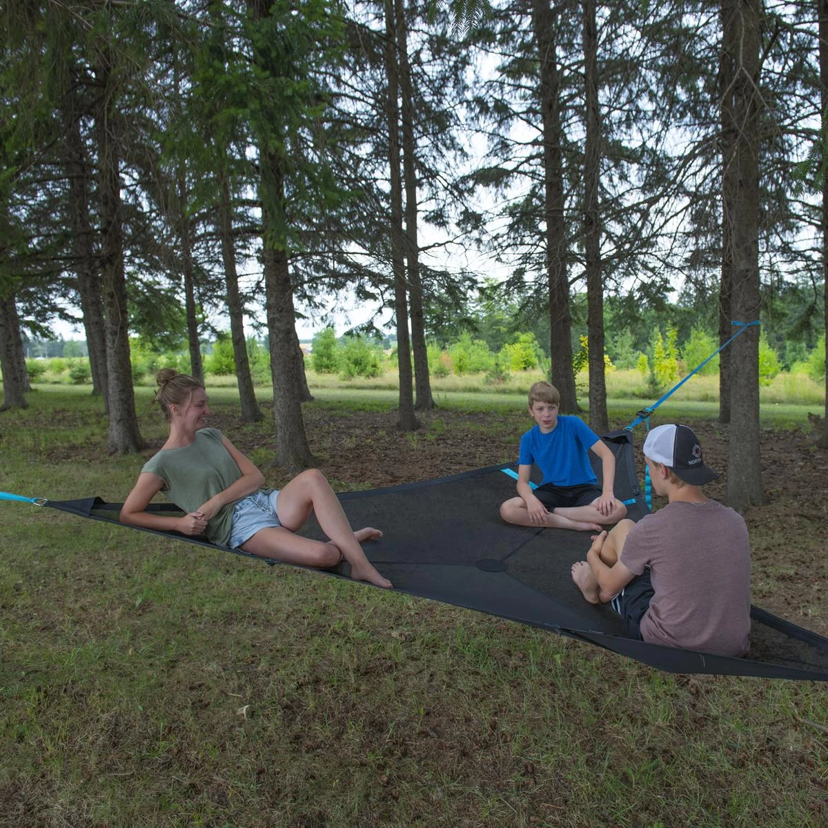 Vivere Elevate Hangmat XL - Blauw - Afbeelding 5