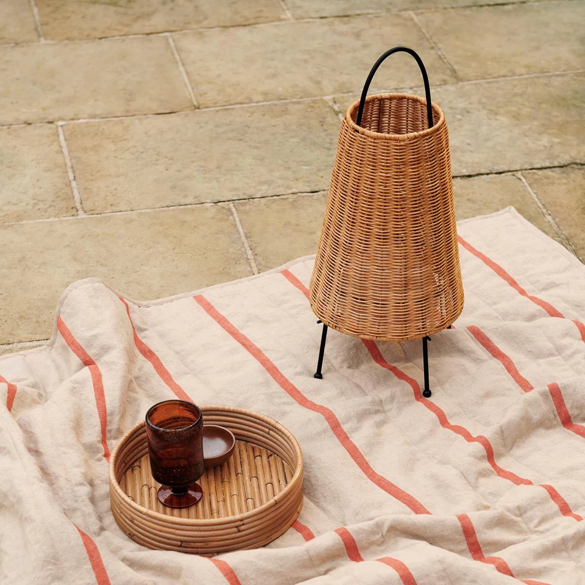 Ferm LIVING Porti Braided Tafellamp - Natural - Afbeelding 2