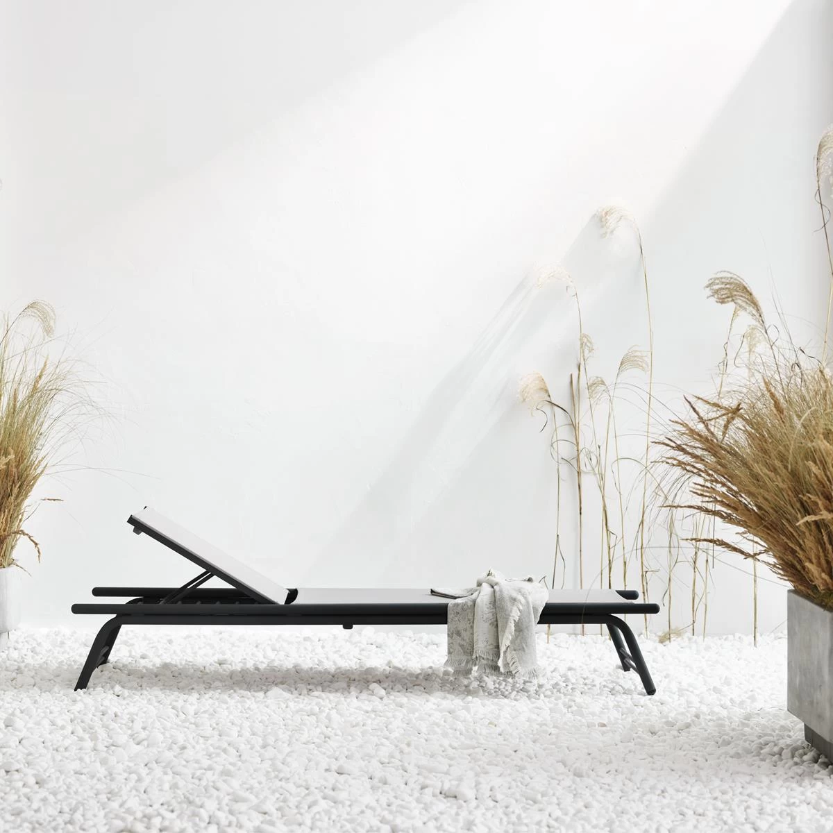 Bolia Sling Outdoor Ligstoel - Antraciet - Afbeelding 3