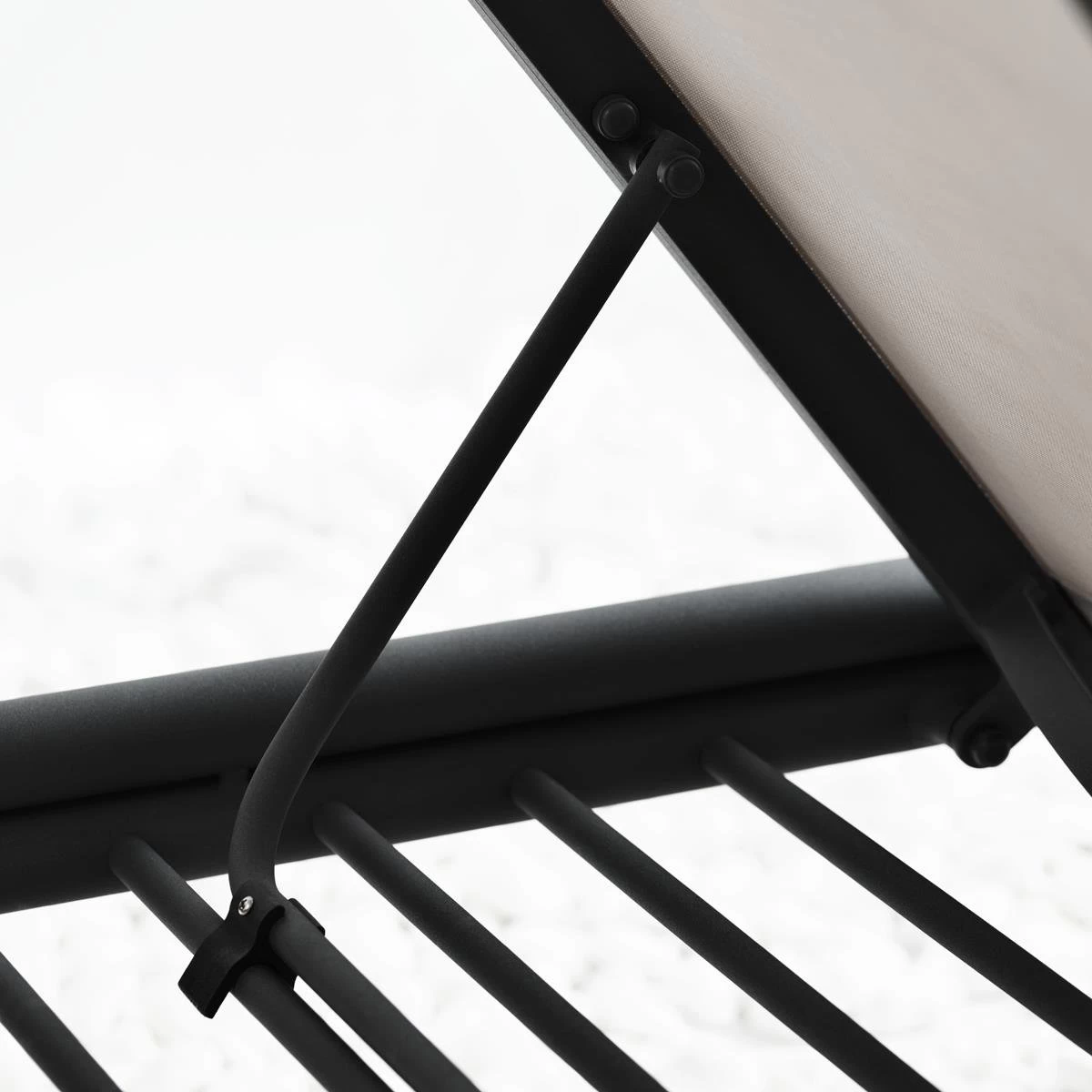 Bolia Sling Outdoor Ligstoel - Antraciet - Afbeelding 7