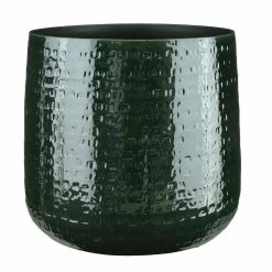 Mica Decorations Plantenpot - Keramiek - Groen - D32|H30 Cm
