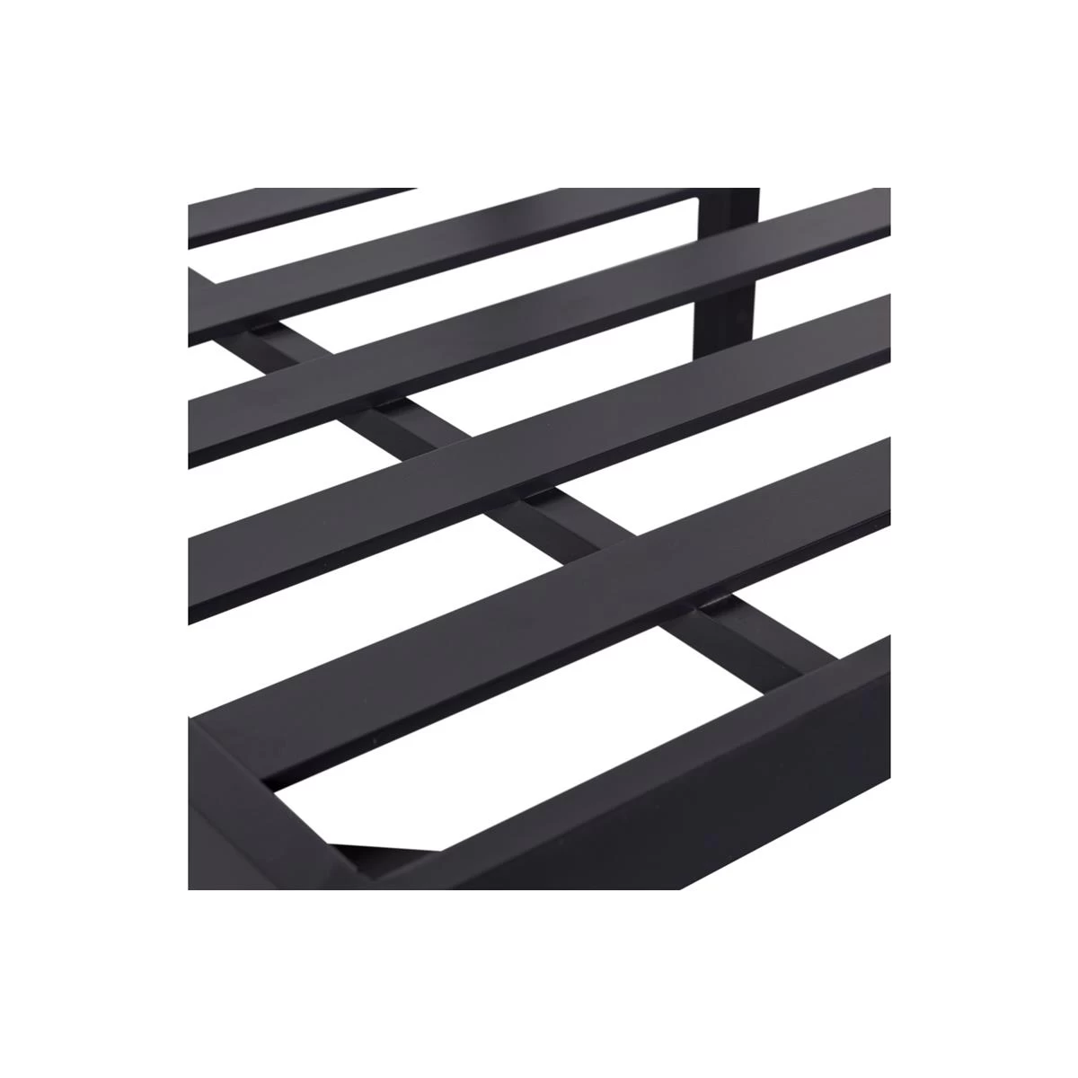 WOOOD Loungebankje Buiten George - Aluminium - Zwart - 73x90x83 - Afbeelding 4