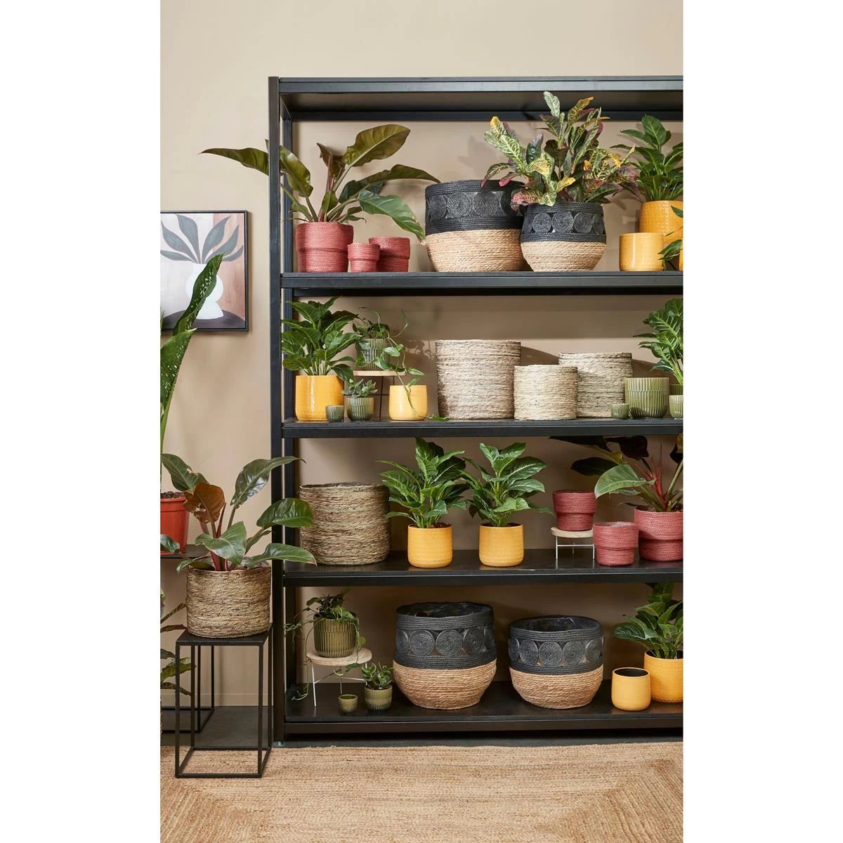 Mica Decorations Plantenpot - Keramiek Glans Donkergroen - D19|H18 Cm - Afbeelding 2