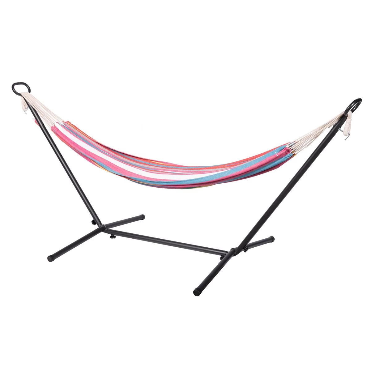 123Hammock Hangmat Eénpersoons Salvora Single Roze - Afbeelding 4