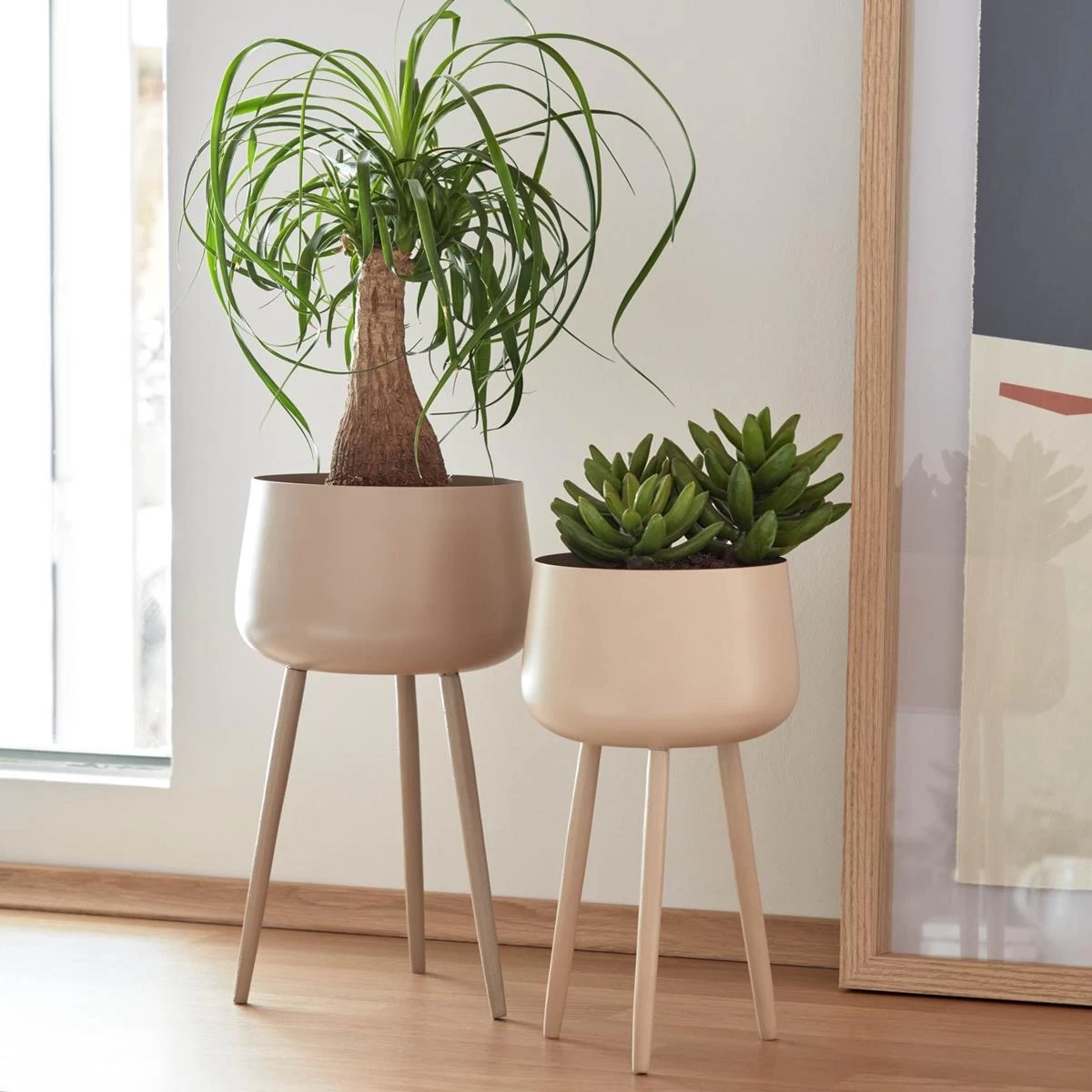 Kave Home Apia Plantenstandaard Ø 18 Cm - Grijs - Afbeelding 2