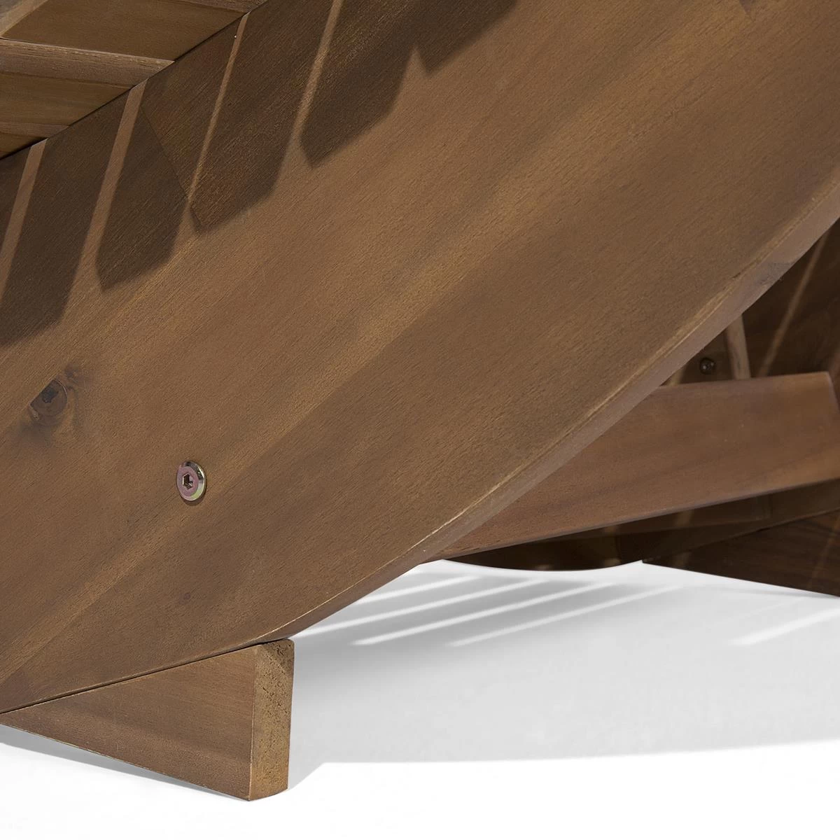 Beliani - BRESCIA - Strandstoel Set Van 2 - Lichte Houtkleur|Blauw - Afbeelding 9