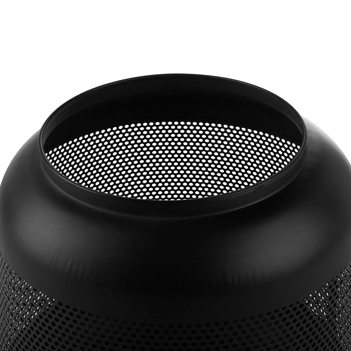 Beliani - VEER - Vuurkorf - Zwart - Staal - Afbeelding 3