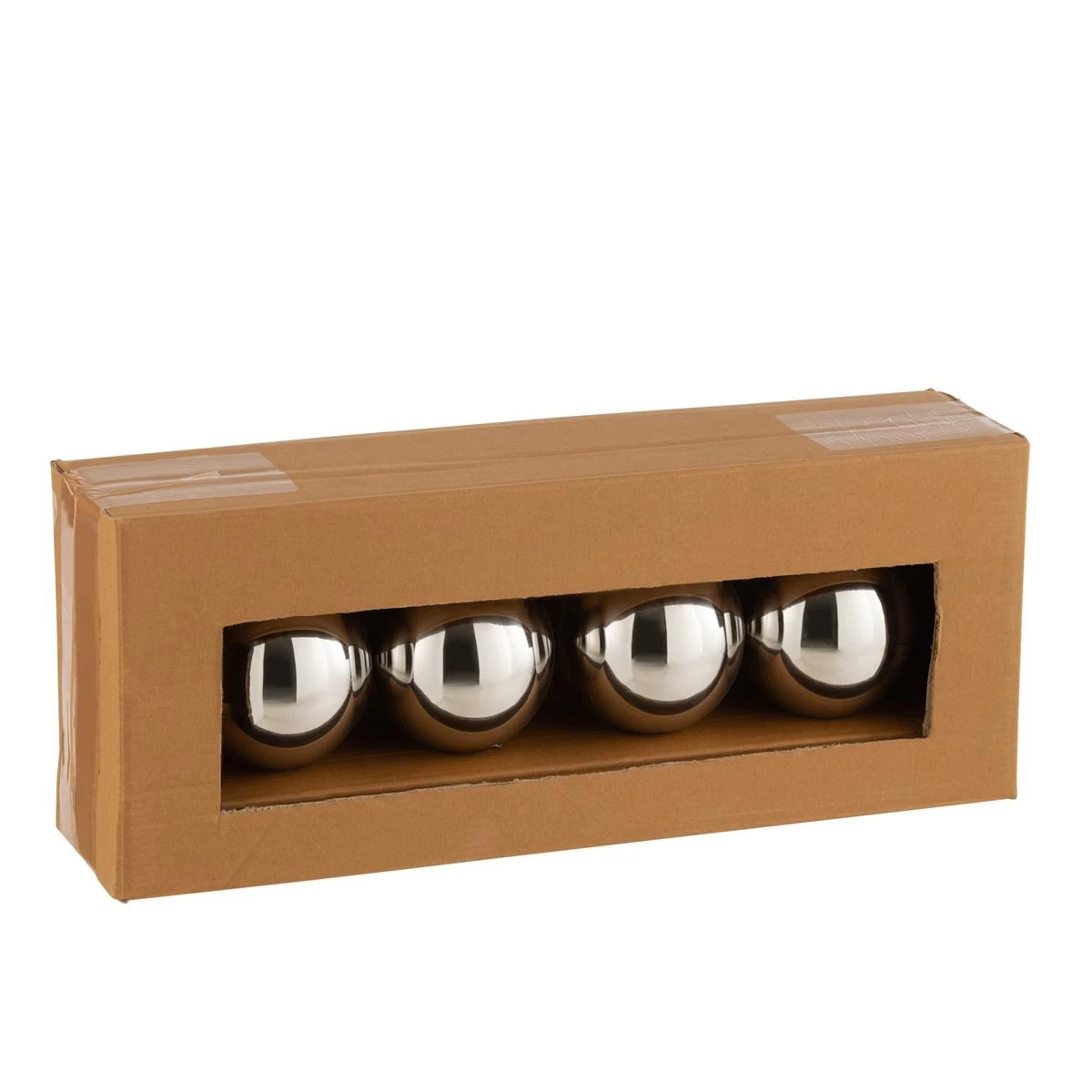 J-Line Tuinfakkel Bol Stainless Steel Zilver - Afbeelding 4