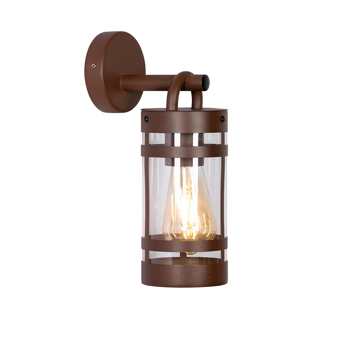 QAZQA Industriƫle Buiten Wandlamp Roestbruin IP44 - Ruben - Afbeelding 6