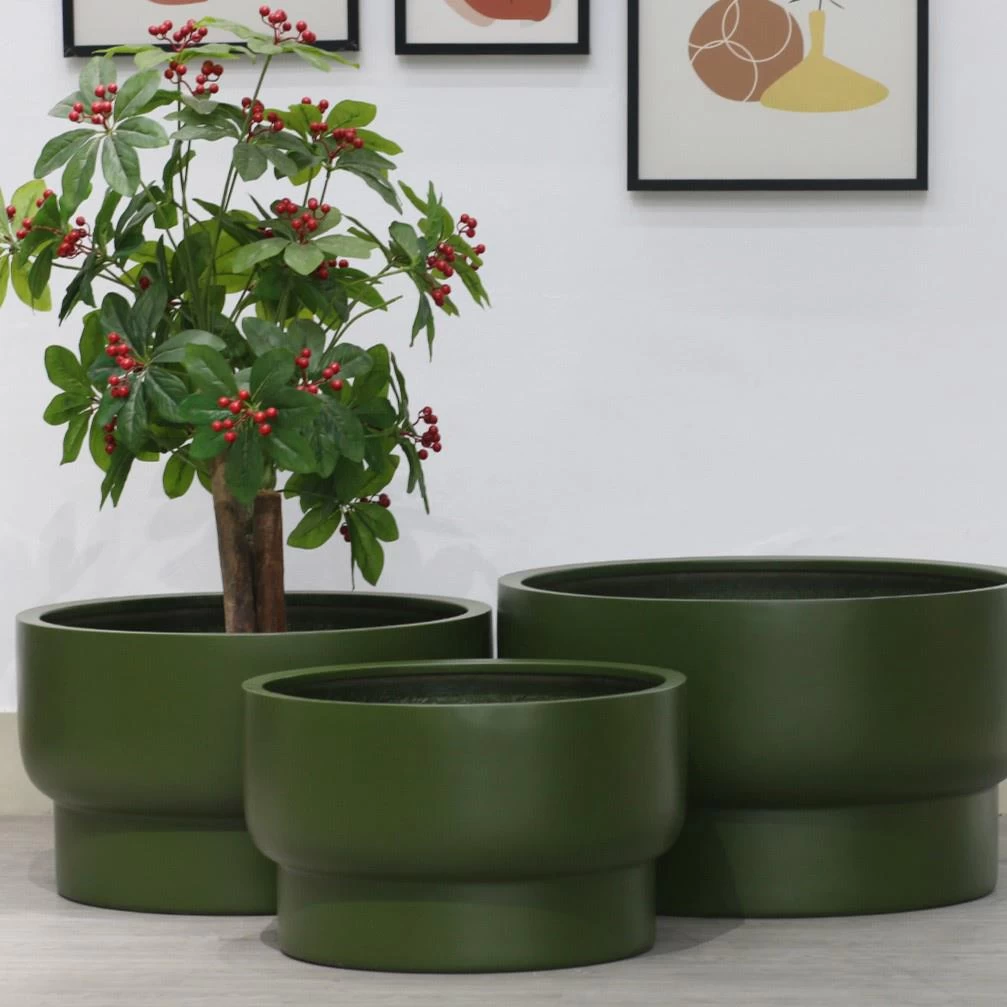 Vase The World Nyborg Bloempot Ø 62 Cm - Groen - Afbeelding 2