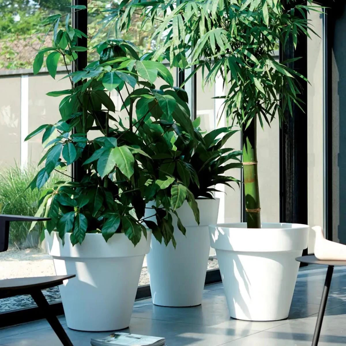 Elho Pure Round Bloempot Ø 80 Cm - Wit - Afbeelding 7