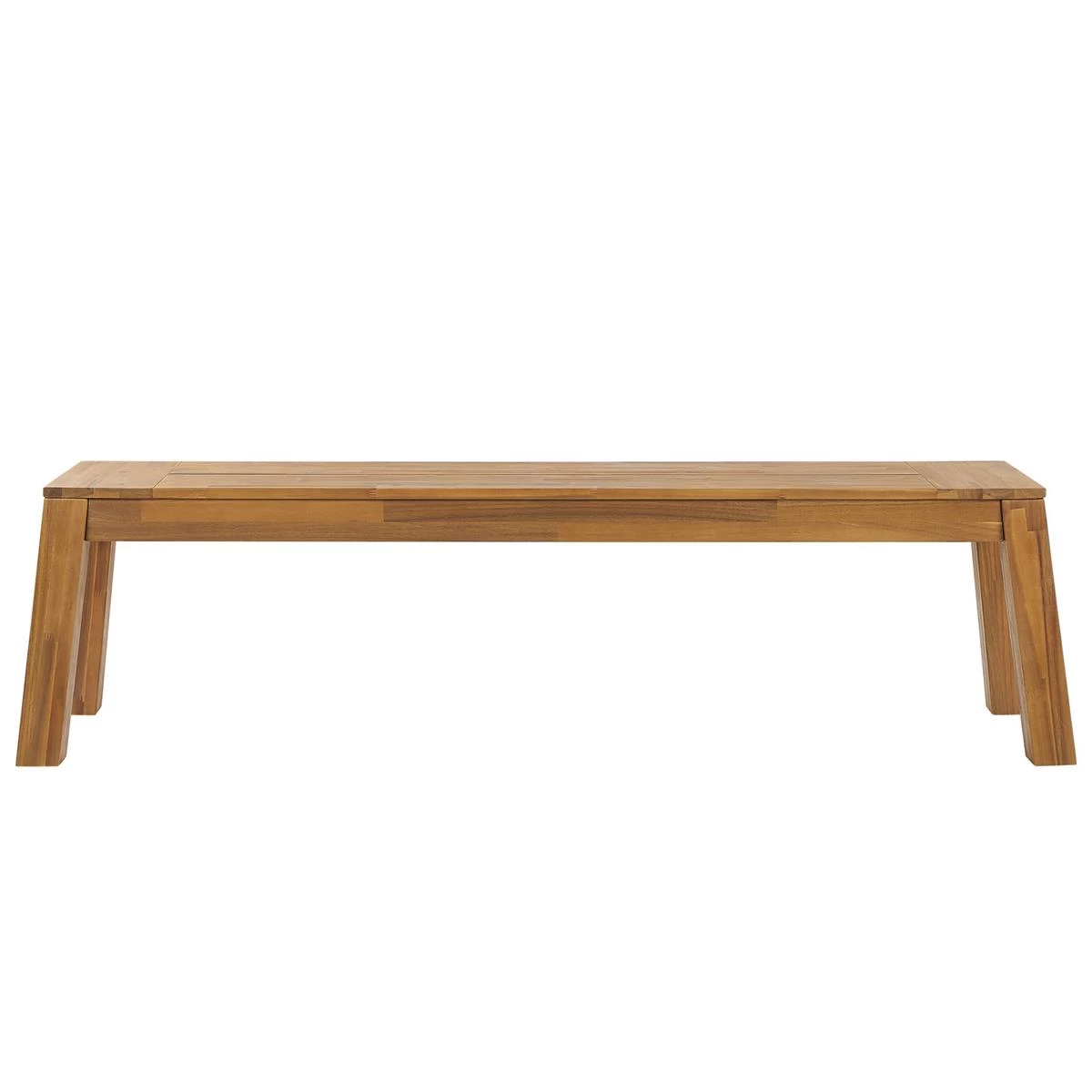 Beliani-LIVORNO -Tuinset Voor 6 2 Banken-Lichte Houtkleur-Acaciahout - Afbeelding 10