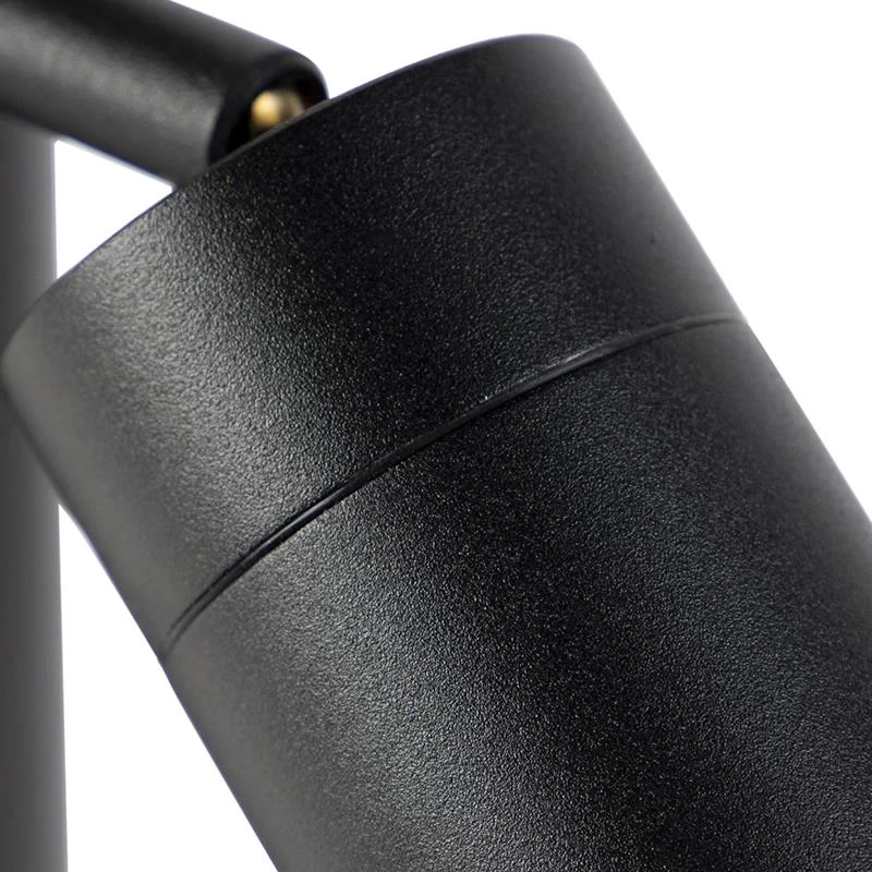 QAZQA Smart Buitenlamp Zwart 45 Cm Verstelbaar Incl. Wifi GU10 - Solo - Afbeelding 10