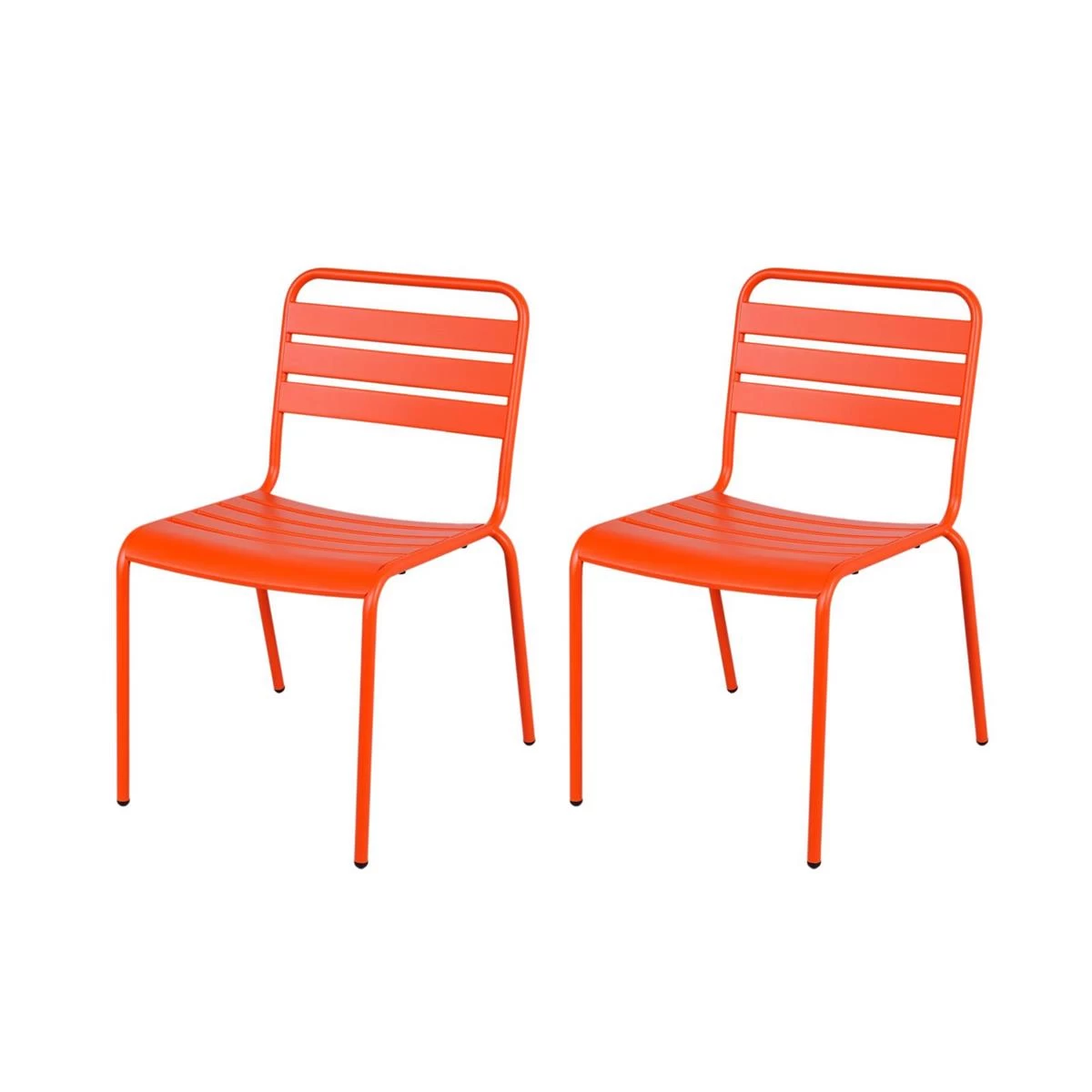 MaximaVida Max Metalen Tuinstoel Oranje