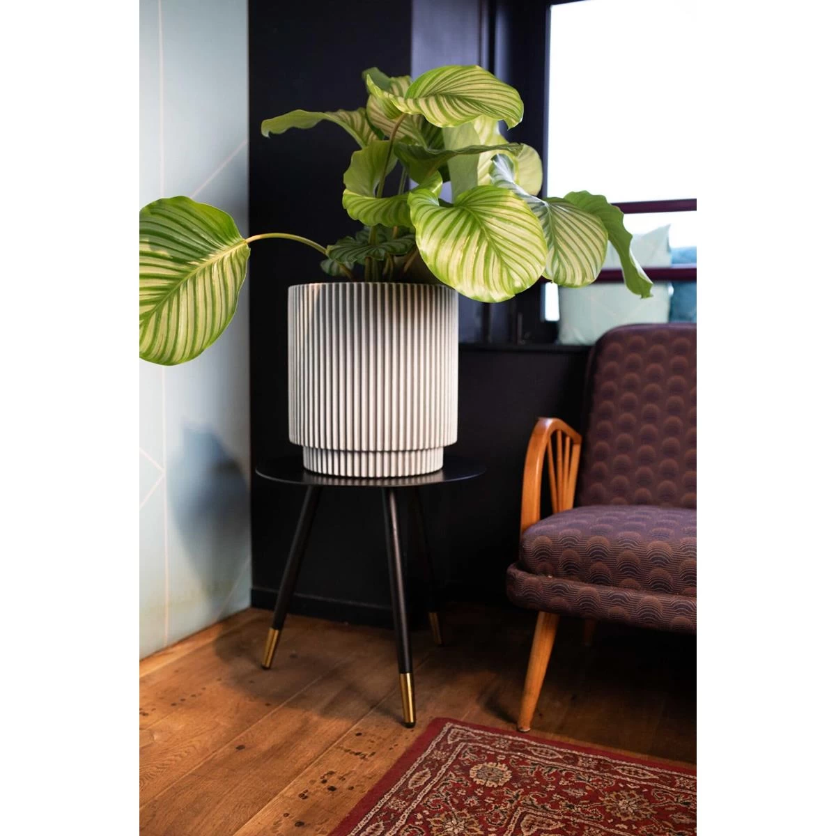 Capi Europe Vaas Cilinder Groove NL - 41x43 - Goud - Afbeelding 2