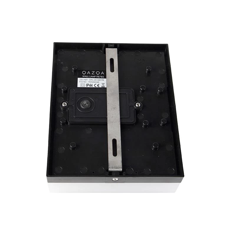 QAZQA Buitenwandlamp Zwart IP44 Incl. LED Met Bewegingsmelder - Dualy - Afbeelding 11