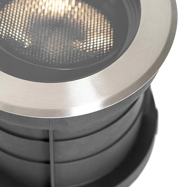 QAZQA Buiten Grondspot Staal AR111 Verstelbaar IP65 - Delux Honey - Afbeelding 8