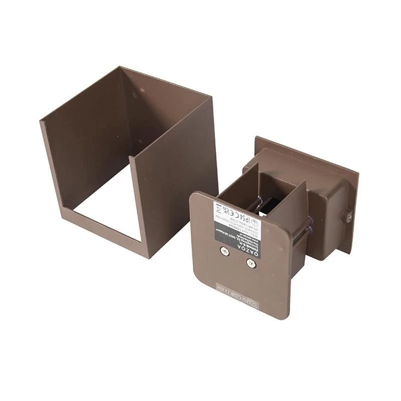 QAZQA Buiten Wandlamp Roestbruin Incl. LED 2-lichts IP54 - Edwin - Afbeelding 11