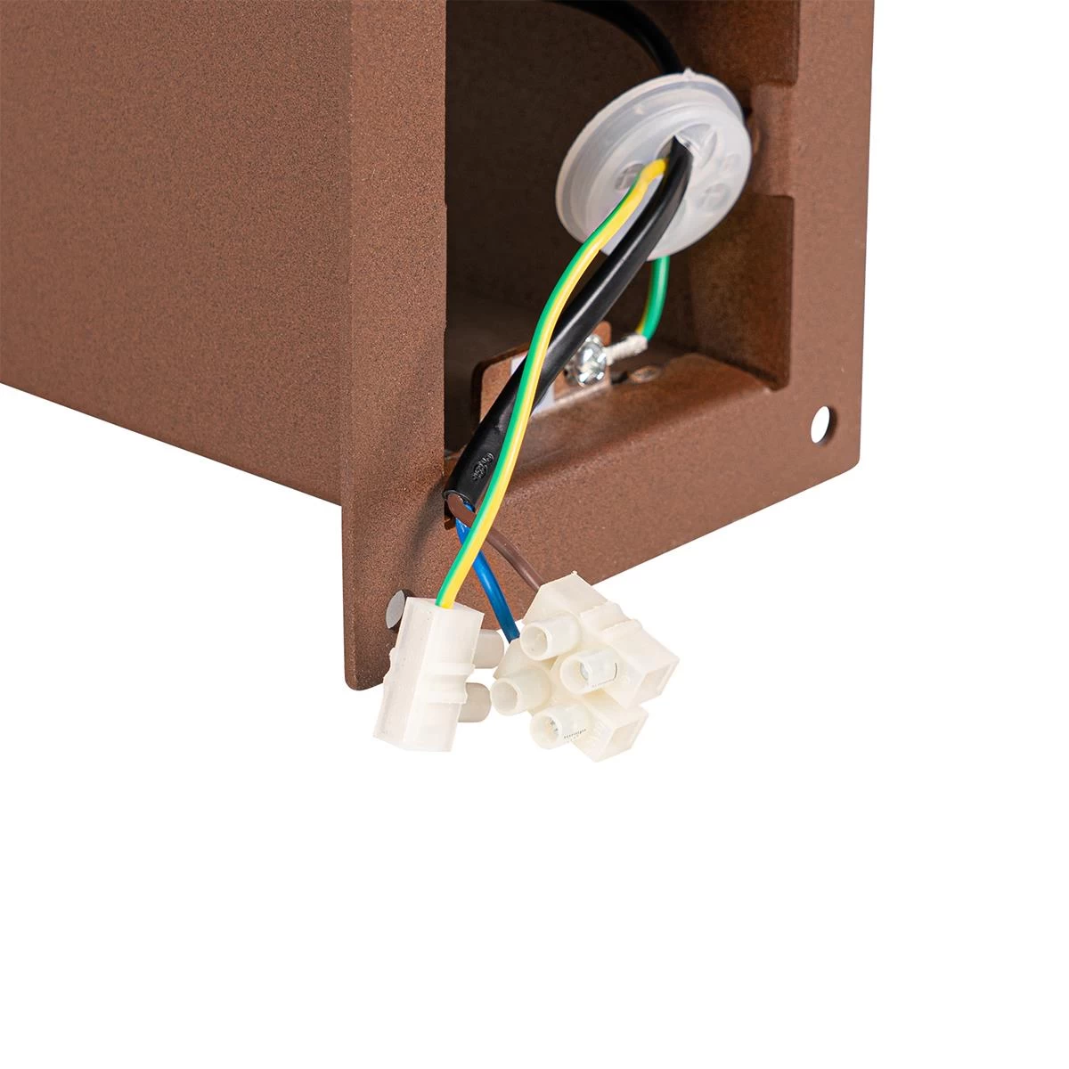 QAZQA Industriƫle Staande Buitenlamp Roestbruin 30 Cm IP44 - Denmark - Afbeelding 11