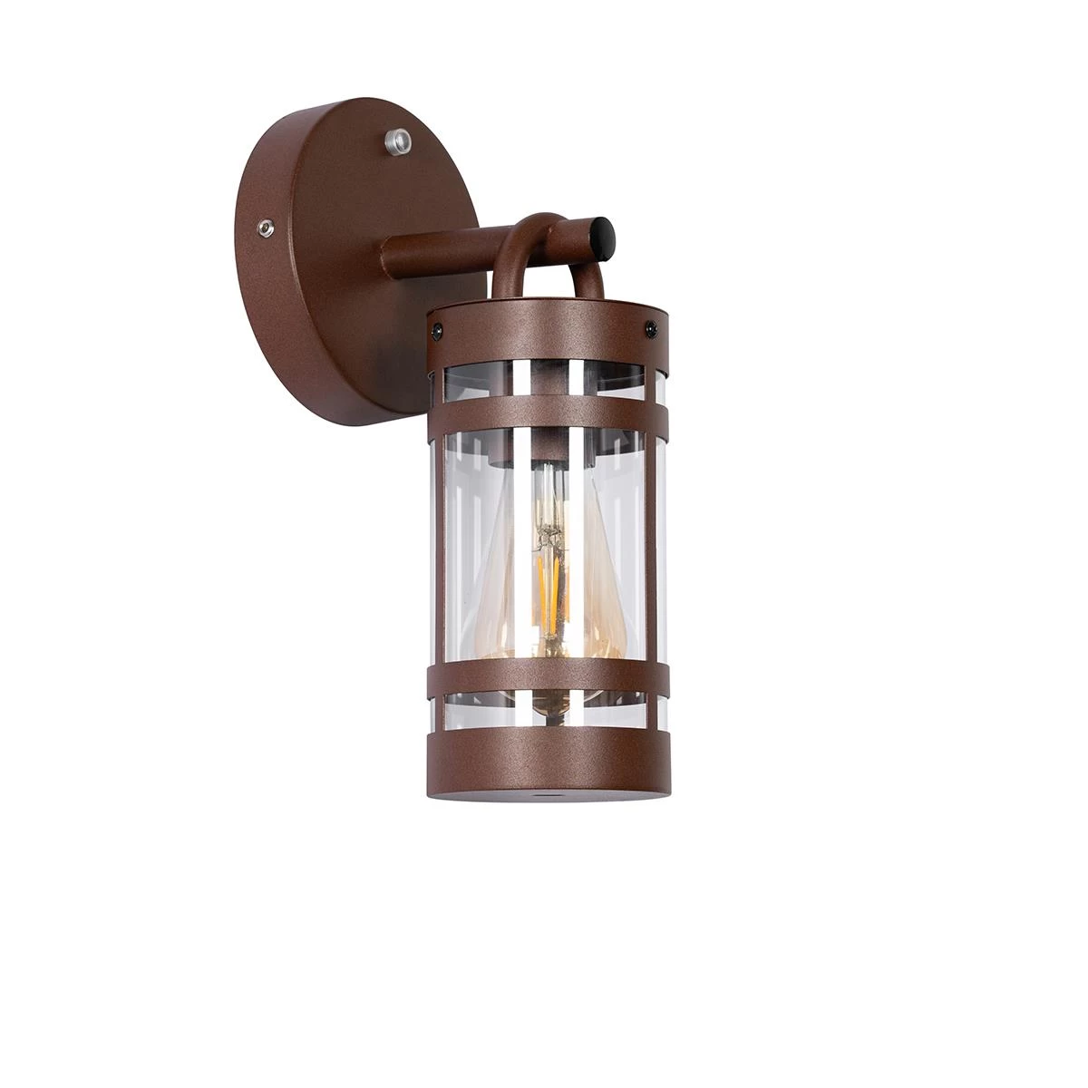 QAZQA Buiten Wandlamp Roestbruin IP44 Licht-donker Sensor - Ruben - Afbeelding 11