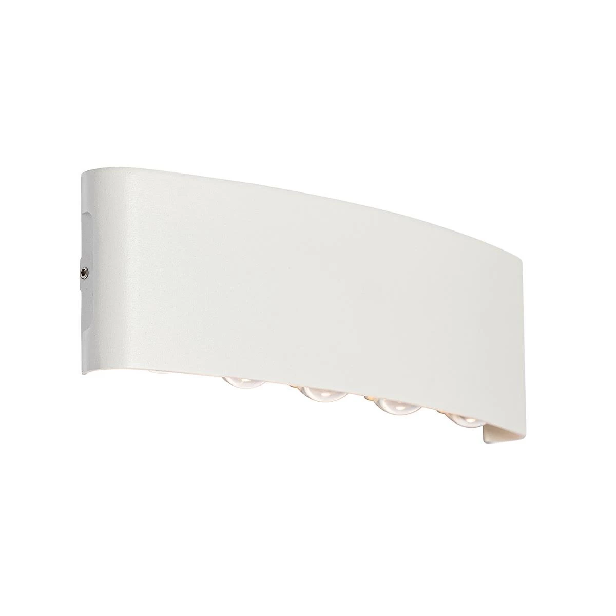QAZQA Buiten Wandlamp Wit Incl. LED 10-lichts IP54 - Silly