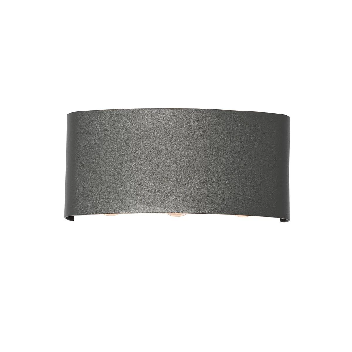 QAZQA Buiten Wandlamp Donkergrijs Incl. LED 6-lichts IP54 - Silly - Afbeelding 8