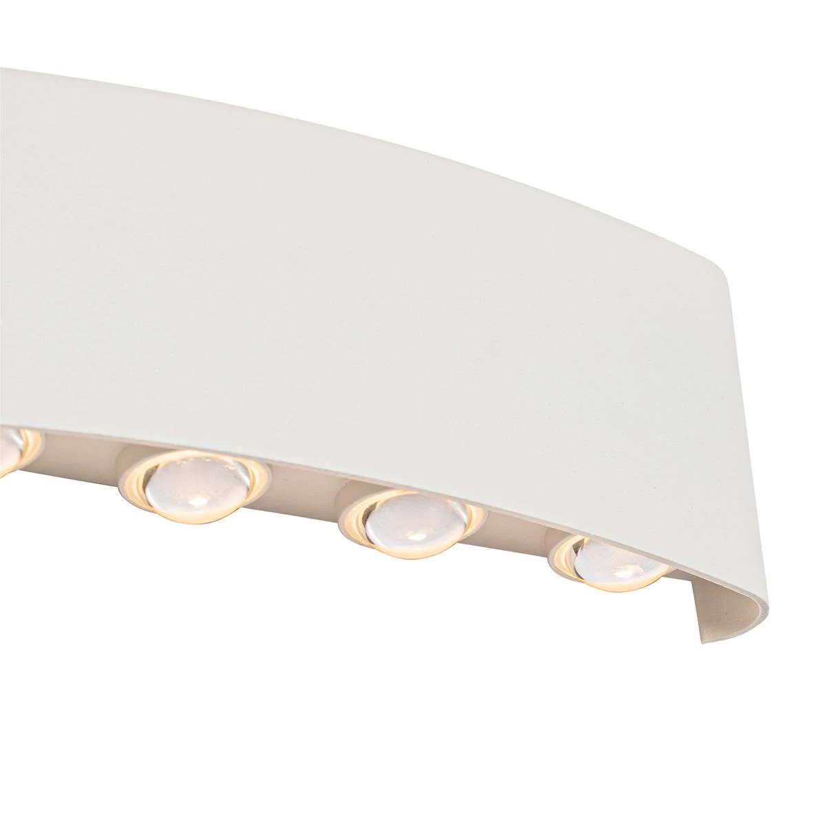 QAZQA Buiten Wandlamp Wit Incl. LED 10-lichts IP54 - Silly - Afbeelding 6