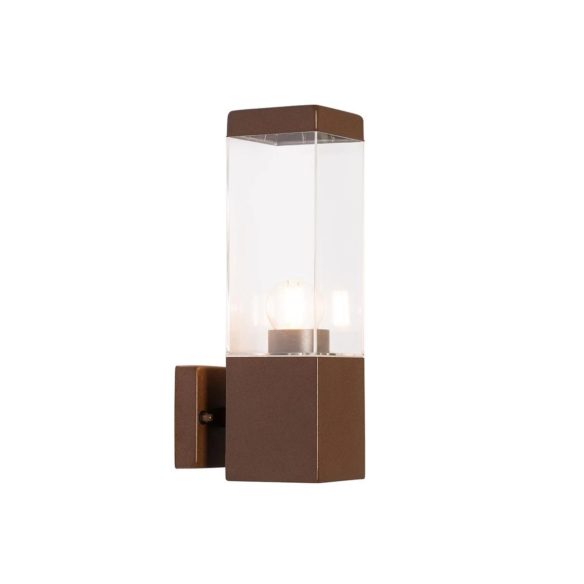 QAZQA Moderne Buiten Wandlamp Roestbruin - Malios - Afbeelding 6