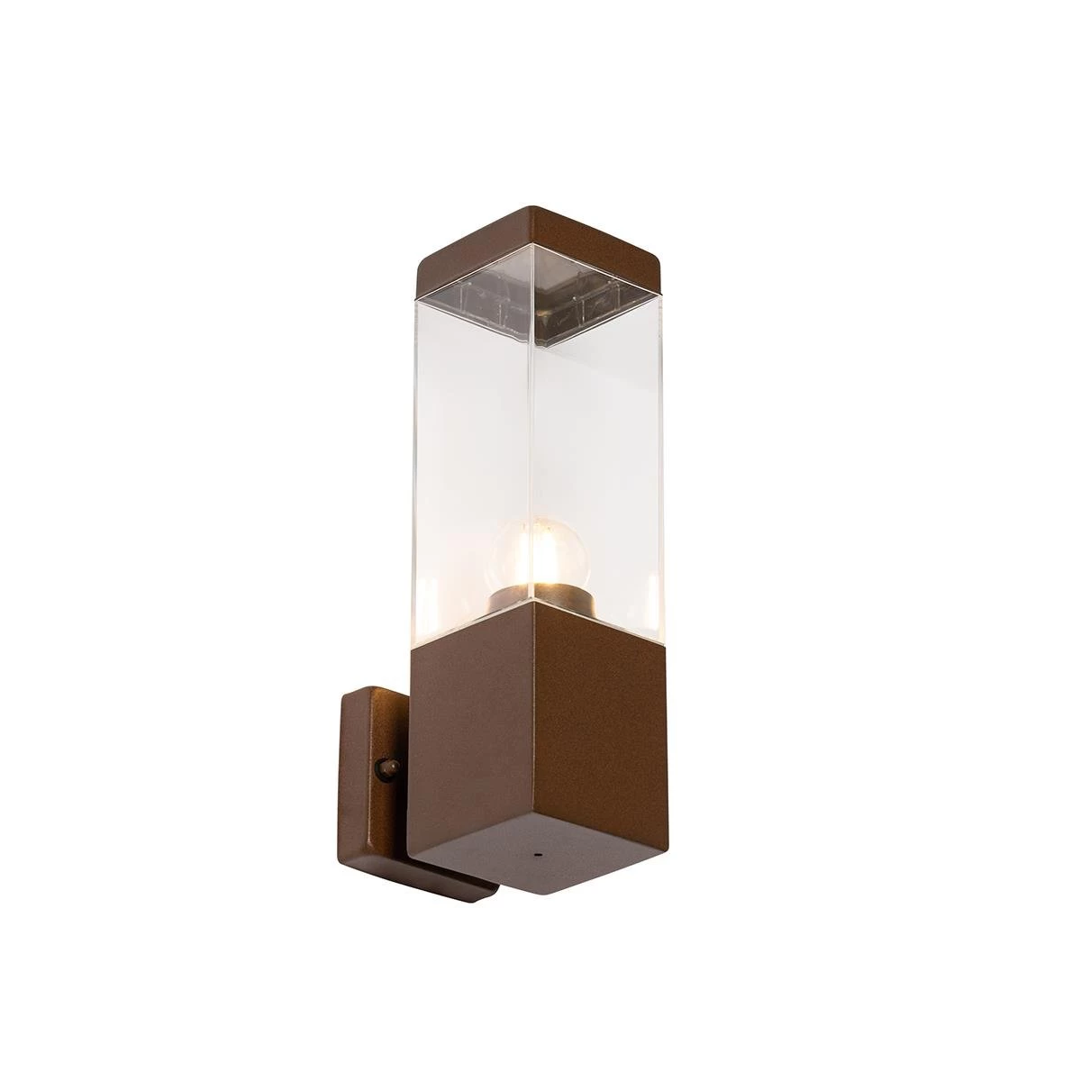QAZQA Moderne Buiten Wandlamp Roestbruin - Malios - Afbeelding 7
