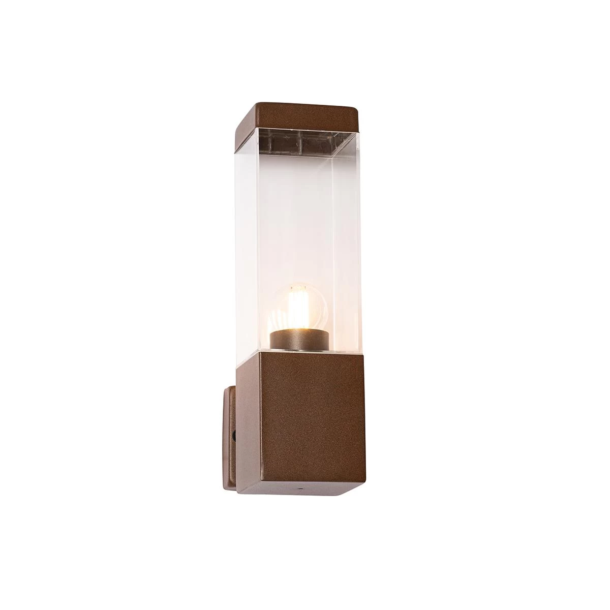 QAZQA Moderne Buiten Wandlamp Roestbruin - Malios - Afbeelding 9