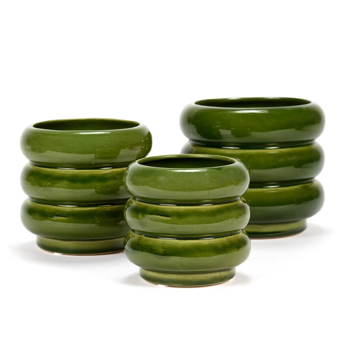 SERAX - Sixties Bloempot L - Green - Afbeelding 4